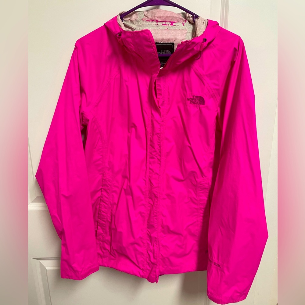 Women’s North Face hyvent 2.0 rain coat - used condition